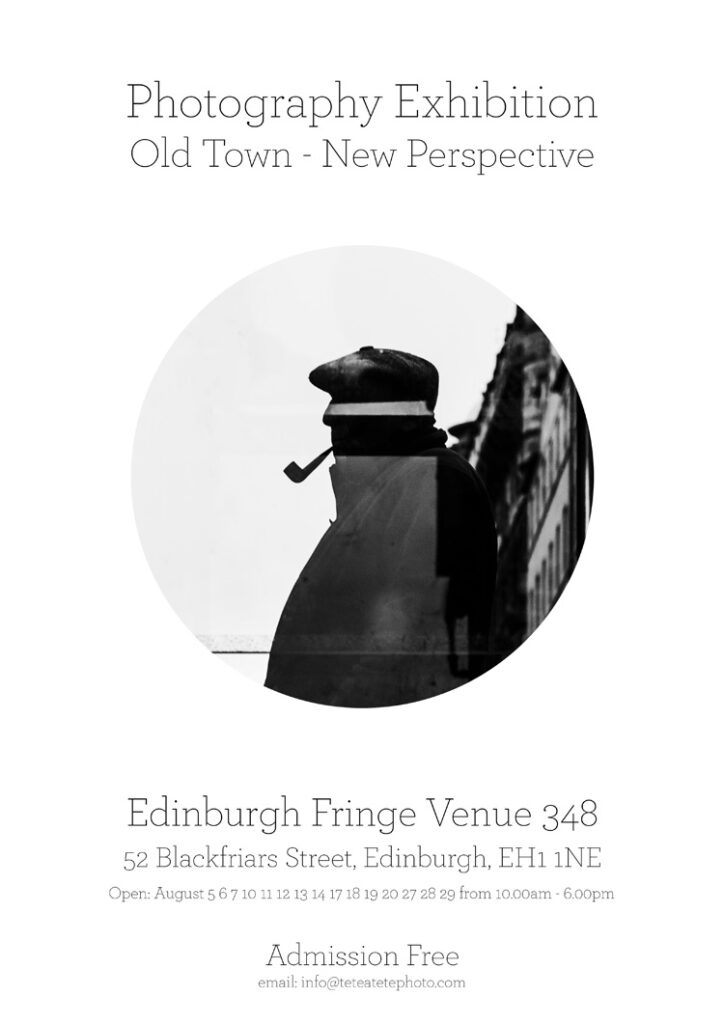 Edinburgh Festival Fringe Poster, Photography Exhibition, Venue 348